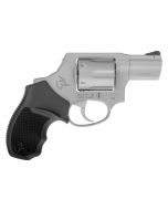 Taurus 856 Revolver - Stainless Steel | 38 Spl +P | 2" Barrel | 6rd | Rubber Grip | Concealed Hammer