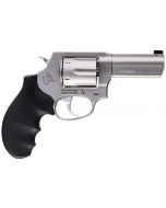Taurus Defender 856 Revolver - Stainless Steel | 38 Spl +P | 3" Barrel | 6rd | Hogue Rubber Grip | Front Night Sight 