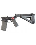 FACTORY BLEM - Franklin Armory BFSIII Equipped SALUS Complete AR15 Pistol Lower Receiver - Black | Installed BSFIII Trigger | SBM4 Brace | BLEMISHED, sold As-Is NO RETURNS 