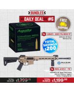 Bundle - 1 Box (300rds) Aguila 5.56NATO 62gr Green Tips and 1 Maxim MD15L AR15 FDE