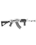 Zastava ZPAP92 AK-47 Rifle - Artic White Camo | 7.62x39 | 16.5" Barrel | Pinned and Welded Muzzle Extension| Magpul CTR Stock