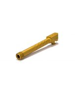 Faxon Firearms Match Series Sig P320 Fullsize Flame Fluted Barrel 416R - Threaded | TiN (Gold) PVD