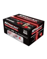 Ammo Inc STREAK Defense .40 S&W Handgun Ammo - 180 Grain | FMJ | Red