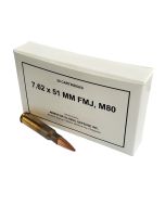 Armscor 7.62x51mm NATO Rifle Ammo - 147 Grain | M80 / Full Metal Jacket