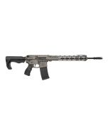 FosTech FLITE Elite Phantom Fighter AR-15 Rifle - Tungsten | 5.56 NATO | 16" Faxon Barrel | 13" Mach-2 Rail | FosTech Tomahawk Stock | Sabre Grip
