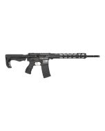 FosTech Tech-15 Stryker AR15 Rifle - Black | 5.56NATO | 16" Barrel | Mach-2 13" M-LOK Rail | FosTech Tomahawk Stock | Installed Echo AR-II Trigger