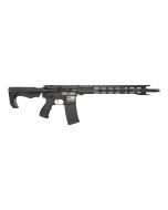 FosTech Tech-15 Guardian AR15 Rifle - Black | 5.56NATO | 16" Barrel | Mach-1 16" M-LOK Rail | FosTech Tomahawk Stock | Installed Echo AR-II Trigger