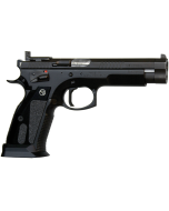 CZ 75 Czechmate Pistol - Black | 9mm | 5.23" Barrel | 20rd | Fixed Sights | Black Grips