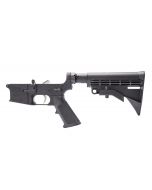 Anderson AM-15 Forged Complete AR Lower - Black | M4 Buttstock