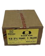 Black Aces Tactical 12ga Slugs 2.75 inch Shotgun Shells - SLUG | 1640 fps | Zinc coated steel casing | 1 Case (20 boxes/200rds)
