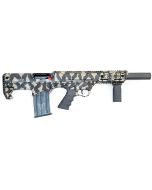 Black Aces Pro Series Bullpup Semi-Auto Shotgun - Tiger Stripe | 12ga | 18.5" Barrel | Barrel Shroud