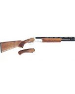 Black Aces Tactical O/U Shotgun - Silver Receiver | 12ga | 18.5" Barrel | Walnut Furniture