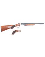 Black Aces Tactical Side-By-Side Shotgun - Silver Receiver | 12ga | 18.5" Barrel | Walnut Furniture