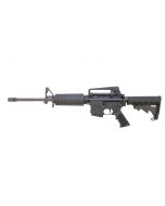 Bushmaster M4 Patrolman's Carry Handle-CA AR15 Rifle - Black | 5.56NATO | 16" Barrel | A2 Handguard w/ Detachable Carry Handle | A2 Flash Hider | M4 Collapsible Stock | Fixed 10rd Mag | CA Compliant