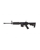 Bushmaster M4 Patrolman's Flat Top-CA AR15 Rifle - Black | 5.56NATO | 16" Barrel | M4 Handguard | A2 Flash Hider | M4 Collapsible Stock | Flip-Up Rear Sight | Fixed 10rd Mag | CA Compliant