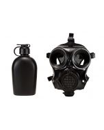 MIRA Safety CM-7M Military Gas Mask - Small | Includes Pre-installed Hydration System & Canteen | CBRN Protection Military Special Forces, Police Squads, and Rescue Teams