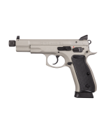 CZ 75 B Omega Pistol - Urban Grey | 9mm | 5.21" Threaded Barrel | 18rd | Night Sights | Suppressor Ready