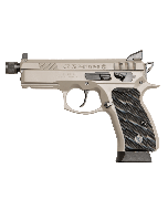 CZ P-01 Omega Pistol - Urban Grey | 9mm | 4.4" Threaded Barrel | 16rd | Night Sights | Suppressor-Ready