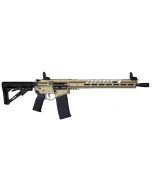 Diamondback Black Gold DB15 AR Rifle - FDE | 5.56NATO | 16" Barrel | 15" M-LOK V Rail w/ Texture Pads | Magpul K2 Grip | Magpul CTR Stock | DB Flash Hider | Includes MBUS Sights