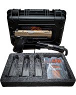 LFA Apollo 11 Combo Kit - 9mm | FDE 5" and Black 4.15" Slides | 1x17rd Mag | Hard Case