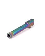 Faxon Firearms Match Series G19 Flame Fluted Barrel 416R - Threaded | Chameleon PVD