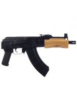 Century Arms Romanian Mini Draco Stamped AK-47 Pistol - Black | 7.62x39 |  7.75" Barrel | Wood Handguard