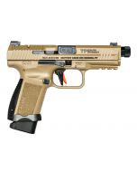 CANIK TP9 Elite Combat Pistol - FDE | 9mm | 4.73"  Threaded Barrel - Fluted | 15rd/18rd Mag | Full Accessory Kit