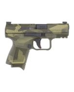 FACTORY BLEM - CANIK Creations TP9 Elite Sub Compact Pistol - Splinter Camo Green | 9mm | 3.6" Barrel | 12rd/15rd Mag | Full Accessory Kit | BLEMISHED (Excellent Condition), sold As-Is NO RETURNS