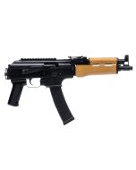 Century Arms Romanian Draco 9S AK-47 Pistol - Black | 9mm | 11.14" Barrel | Wood Handguard | Picatinny Optics Rail