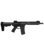 LWRC IC-A5 Piston AR Pistol - Black | 5.56NATO | 10.5" Barrel | SBA3 Brace |  2 position adj. gas block (specifically set up for shooting suppressed)