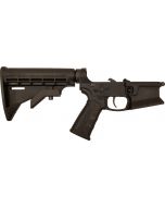 KE Arms KE-15 Billet Flared Magwell Complete AR15 Lower - Black | M4 Buttstock | Xtech Grip | SLT-1 Trigger | Ambi Selector & Mag Release