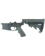 KE Arms USM4 Billet Complete AR15 Lower Receiver - Black | M4 Buttstock