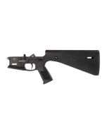 KE Arms KP-15 Polymer Complete AR15 Lower Receiver - Black | Mil-Spec Parts Kit | Integral Buttstock & Pistol Grip