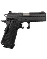 LFA Apollo 11 Compact Pistol - 9mm | Black |Aluminum Grip | 4.1" Ported | 1x17rd Mag