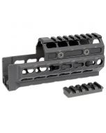 Midwest Industries Gen2 Universal AK Handguard - Black | Standard Length | Railed Topcover | KeyMod