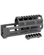 Midwest Industries Gen2 Universal AK Handguard - Black | Standard Length | Railed Topcover | M-LOK