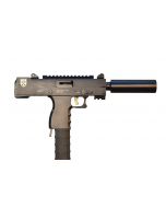 Masterpiece Arms Pistol - Black | 9mm | 6" Threaded Barrel | 30rd | W/ Barrel Extension