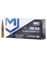 Maxim .300 BLK Sub-Sonic Rifle Ammo - 190 Grain | TUI | 20rd Box