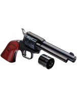 Heritage Rough Rider Revolver - Black | .22 LR / .22 WMR | 4.75" Barrel | 9rd | Cocobolo Wood Grips