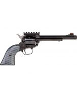 Heritage Rough Rider Revolver - Black | .22 LR | 6.5" Barrel | 6rd | Carbon Fiber Grips | w/ Picatinny Rail