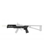 SB Tactical SB22 Fixed Chassis Kit - Black | Fits Ruger 22 Charger, Ruger 10/22 and clones | Reptilia CQG Grip