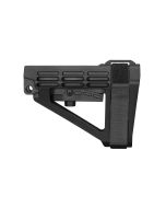 SB Tactical SBA4 Pistol Stabilizing Brace - Black | Mil-Spec Carbine Buffer Compatible