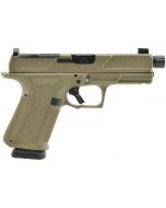 Shadow Systems MR920 Combat Pistol - FDE | 9mm | 4.5" Spiral Fluted Match Barrel (Threaded) | 15rd | Tritium Sights | Optic Cut