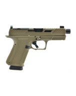 Shadow Systems MR920 Elite Pistol - FDE | 9mm | 4.5" Spiral Fluted Match Barrel (Threaded) | 15rd | Tritium Sights | W/ Optic Cut | Weight-Optimizing Window Cut