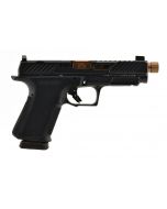 Shadow Systems MR920L Elite Pistol - Black | 9mm | 5" Spiral Fluted Bronze Match Barrel (Threaded) | 15rd | Tritium Sights | W/ Optic Cut | Weight-Optimizing Window Cut