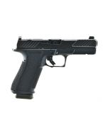 Shadow Systems DR920 Combat Pistol - Black | 9mm | 4.5" Spiral Fluted Match Barrel | 17rd | Tritium Sights | Optic Cut