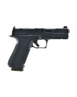 Shadow Systems DR920 Elite Pistol - Black | 9mm | 4.5" Spiral Fluted Match Barrel | 17rd | Tritium Sights | W/ Optic Cut | Weight-Optimizing Window Cut