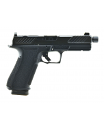 Shadow Systems DR920 Combat Pistol - Black | 9mm | 5" Spiral Fluted Match Barrel (Threaded) | 10rd | Tritium Sights | Optic Cut