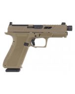 Shadow Systems XR920 Elite Pistol - FDE | 9mm | 4.5" Spiral Fluted Match Barrel (Threaded) | 17rd | Tritium Sights | W/ Optic Cut | Weight-Optimizing Window Cut