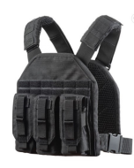 Guard Dog Tactical Terrier Plate Carrier | 1 Lb/Per - Black